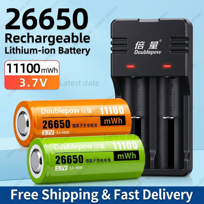 Vape Battery 18650 - 11100mAh 26650 Lithium Battery 3.7V Full