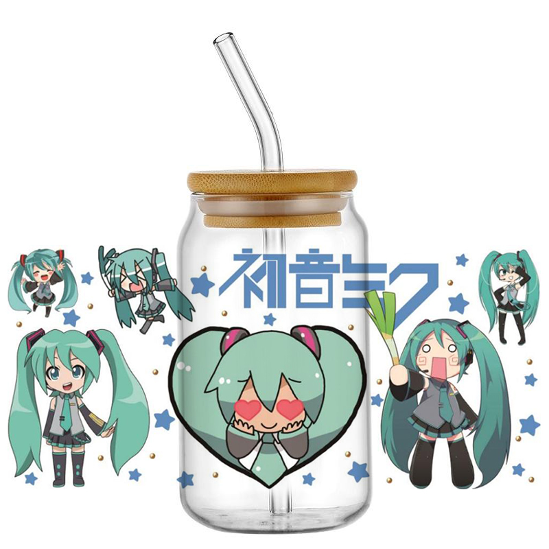 Hatsune Miku UV DTF Cup Wrap 1 - Rdta Tank Glass review and price