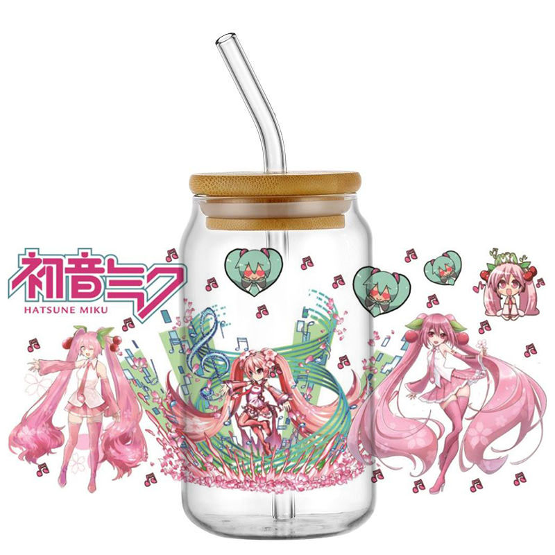 Hatsune Miku UV DTF Cup Wrap 1 - Rdta Tank Glass review and price