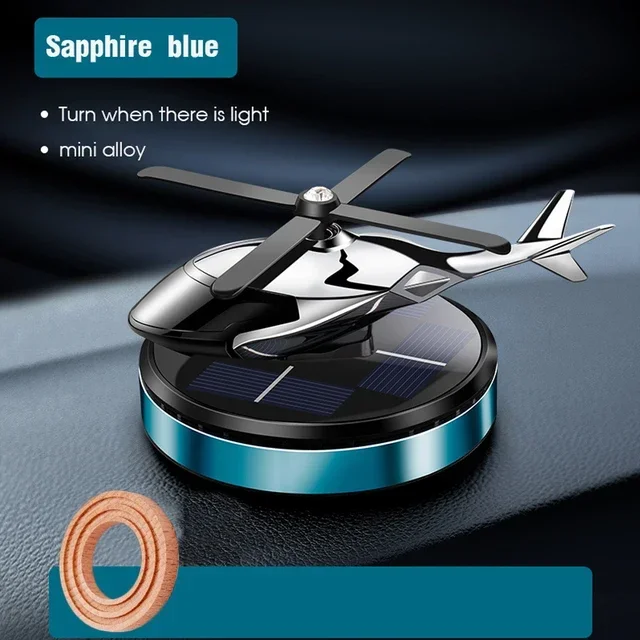 Car Air Solar Helicopter Decor - Vape Decoration review and price