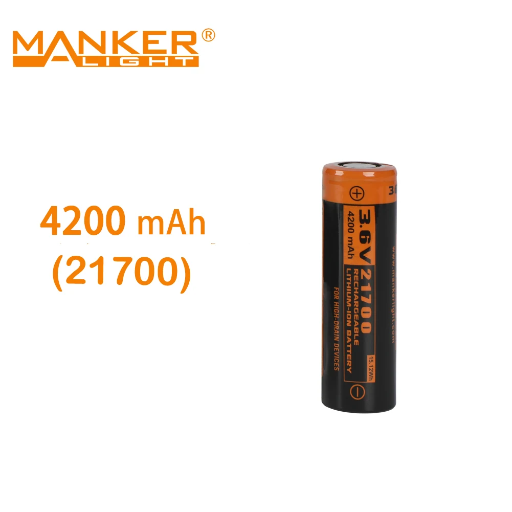 Manker 14500/18650/18350/21700 - Vape Battery 18650 review and price